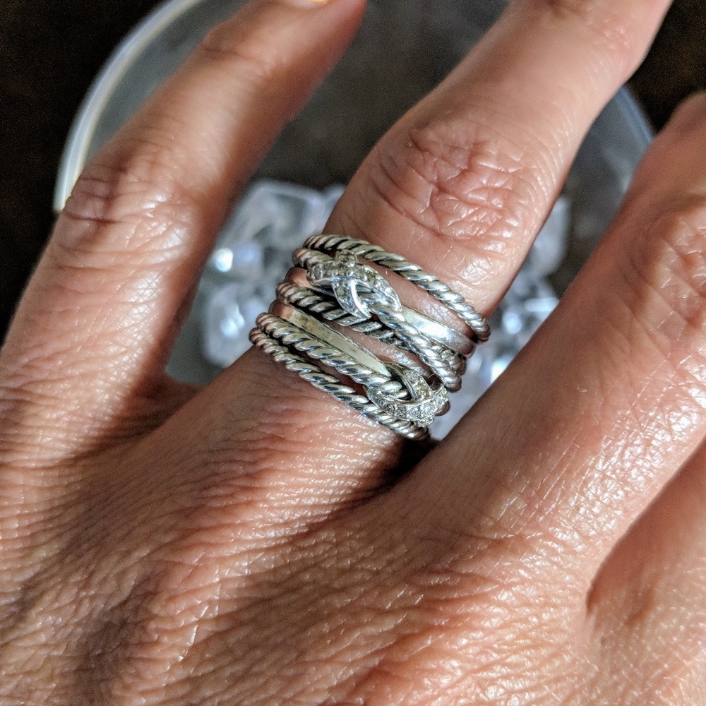 David Yurman Crossover Diamond Ring